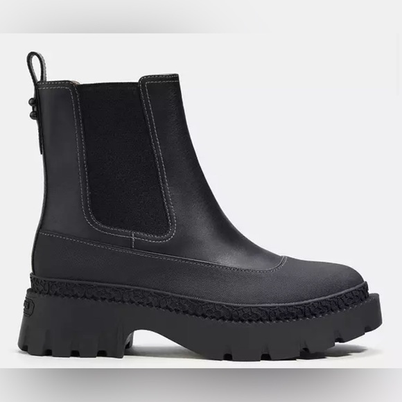 Coach Jayla Bootie Winter Boots 8 - Picture 3 of 6